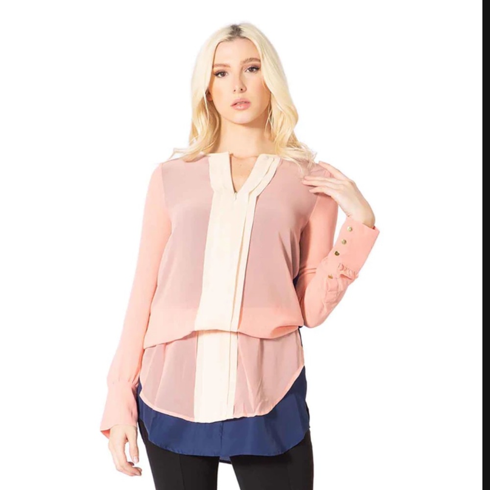 New Vertigo Paris multicolor lightweight tunic. Retails at site for $240.